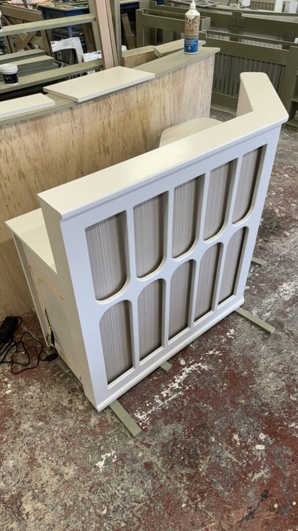 Bespoke Reception Desk, Unique Salon Desk