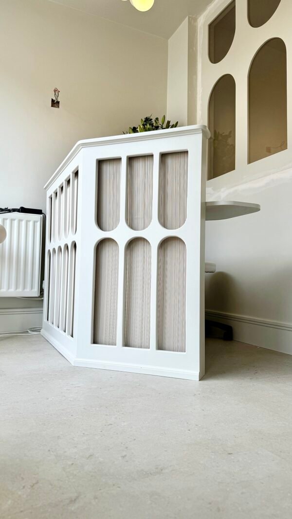 Bespoke Reception Desk, Unique Salon Desk
