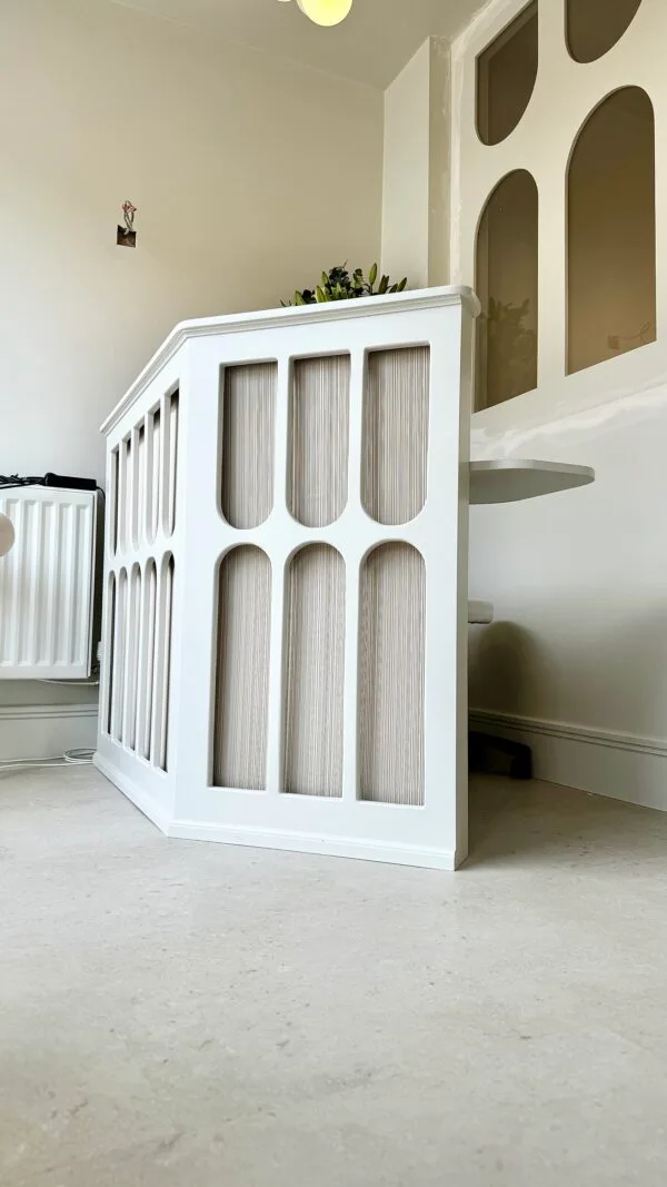 Bespoke Reception Desk, Unique Salon Desk