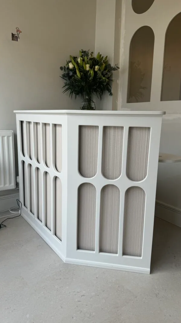 Bespoke Reception Desk, Unique Salon Desk