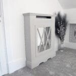 The Bailey Mirrored Radiator Cover Deluxe (Image Ammonite)