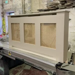 Bespoke Rattan Radiator Cover - Handcrafted Luxury