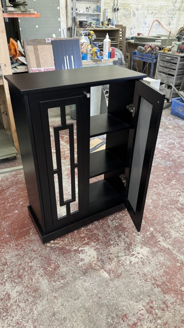 Kallax unit, Mirrored Cabinet, Rectangle Fretwork