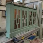 Mirrored Radiator Cabinet Rectangle Design