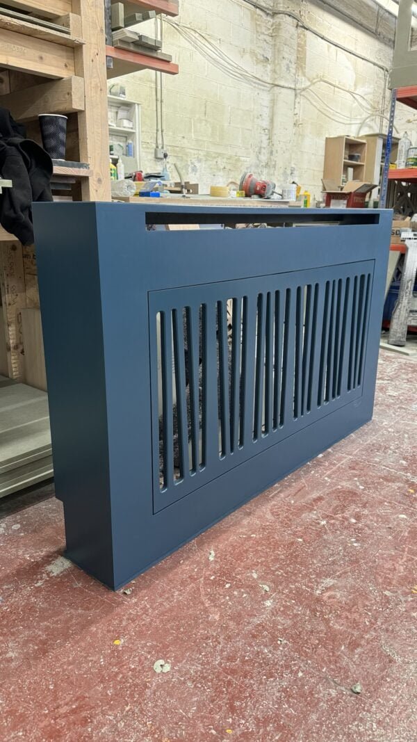 Bespoke Radiator Cover With Fold Down Door