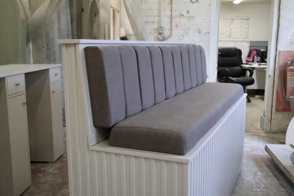 Bespoke Seating Bench, Reeded Design