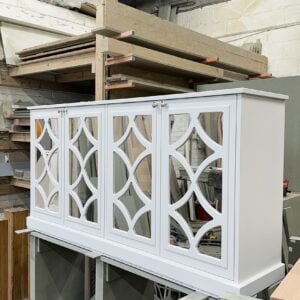 Medium-Sized Mirrored Entertainment Center