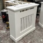 Bespoke Radiator Cover With Access Lid, Vertical Slat Design