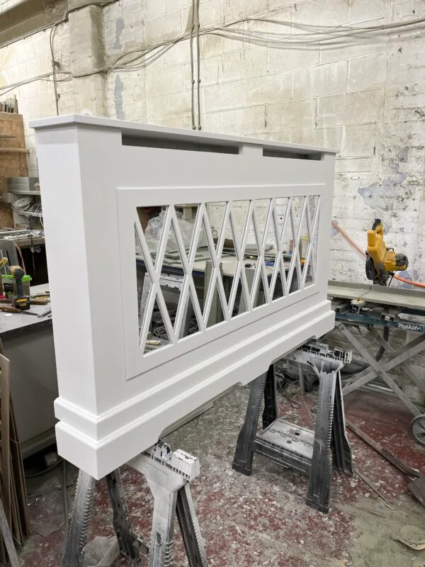 Deluxe Bailey Mirrored Radiator Enclosure