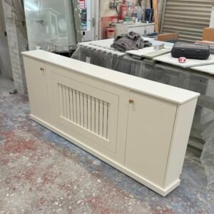 Handmade Radiator Cabinet, Unique Storage Radiator Cover, 85cm H x 225cm W x 26cm D