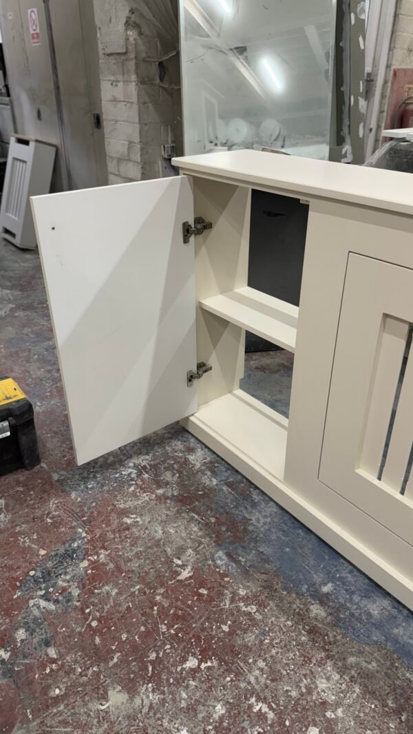 Handmade Radiator Cabinet, Unique Storage Radiator Cover, 85cm H x 225cm W x 26cm D