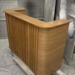 Luxury Reception Desk, Solid Oak Wood
