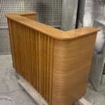 Luxury Reception Desk, Solid Oak Wood