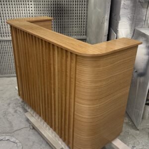 Luxury Reception Desk, Solid Oak Wood