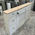 Radiator Cover with Shoe Storage & Drawers