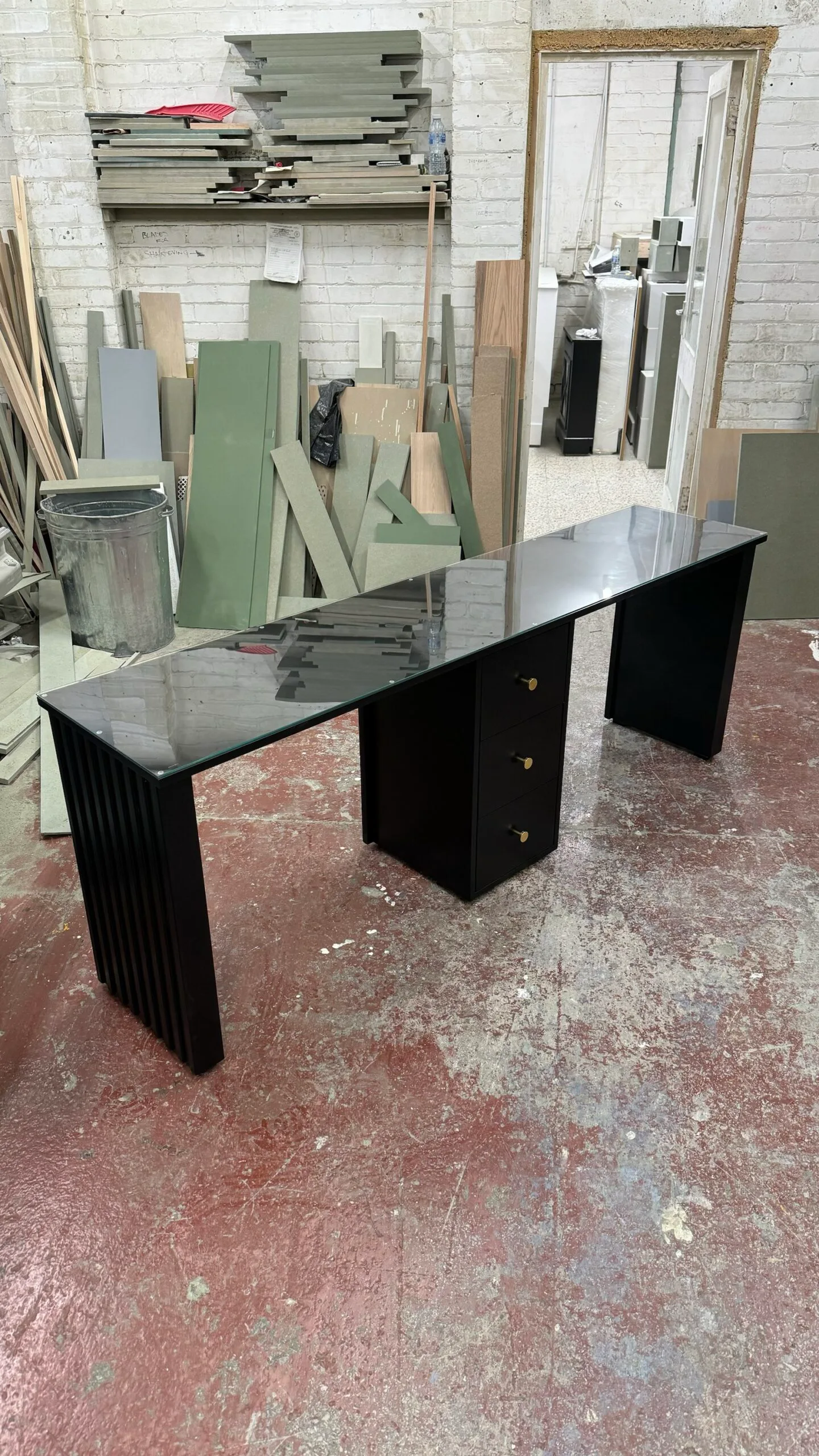 img_6717 Bespoke nail desk, manicure desk, reeded design two person station