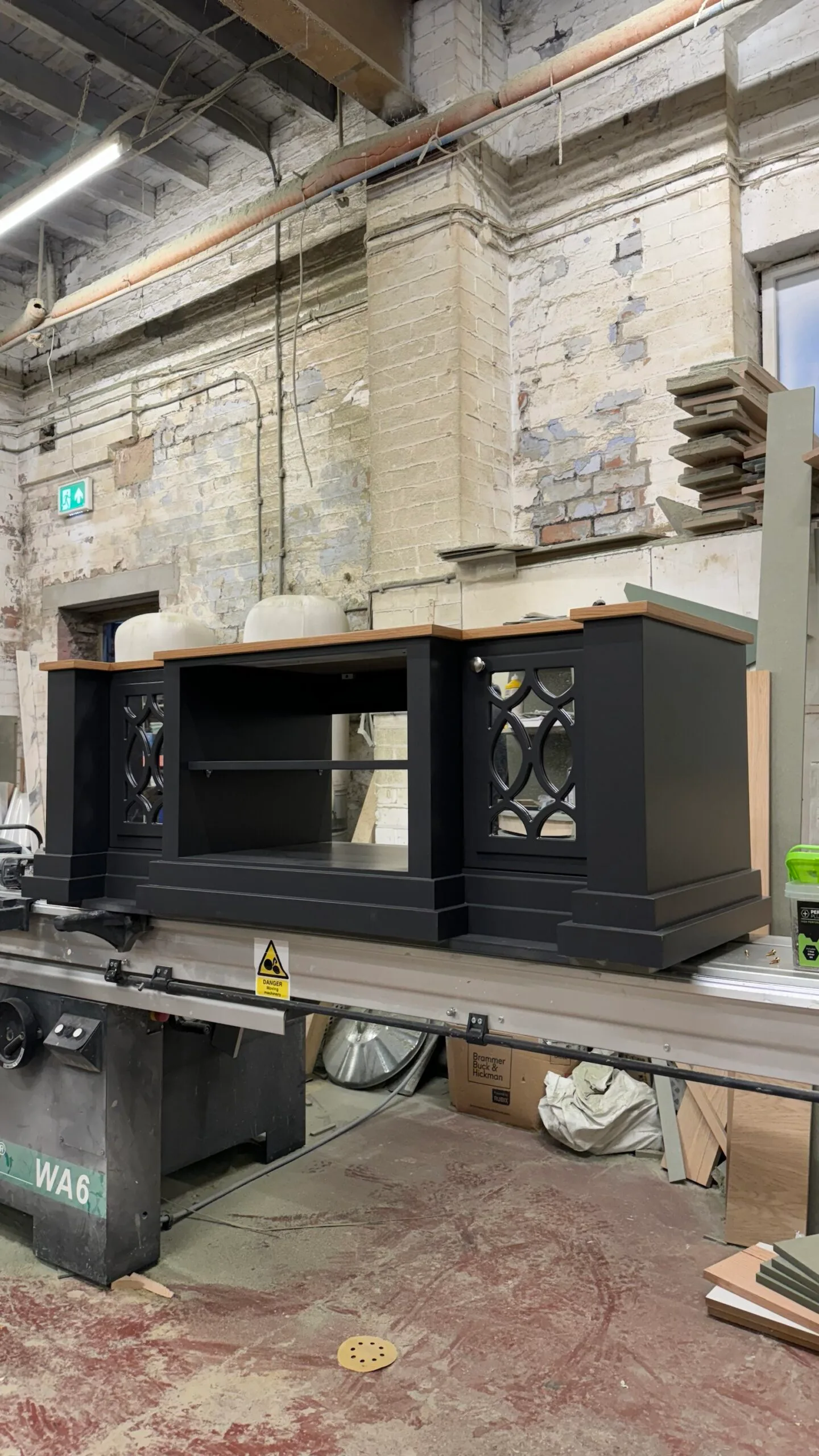 Medium-Sized Mirrored Entertainment Centre