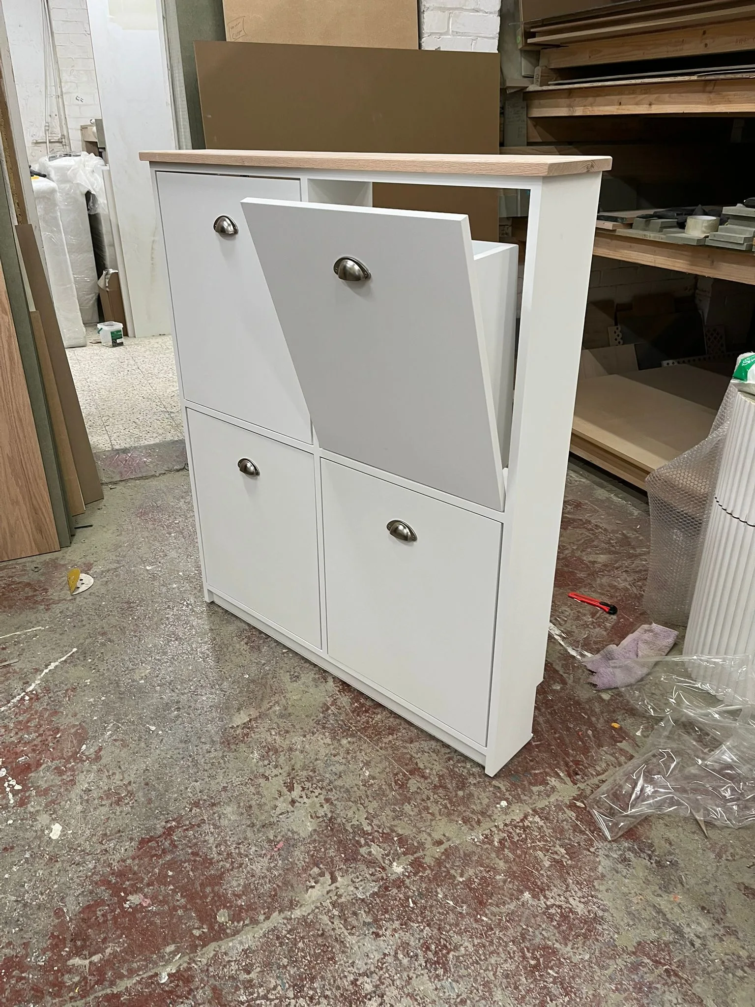 Bespoke shoe storage cabinet