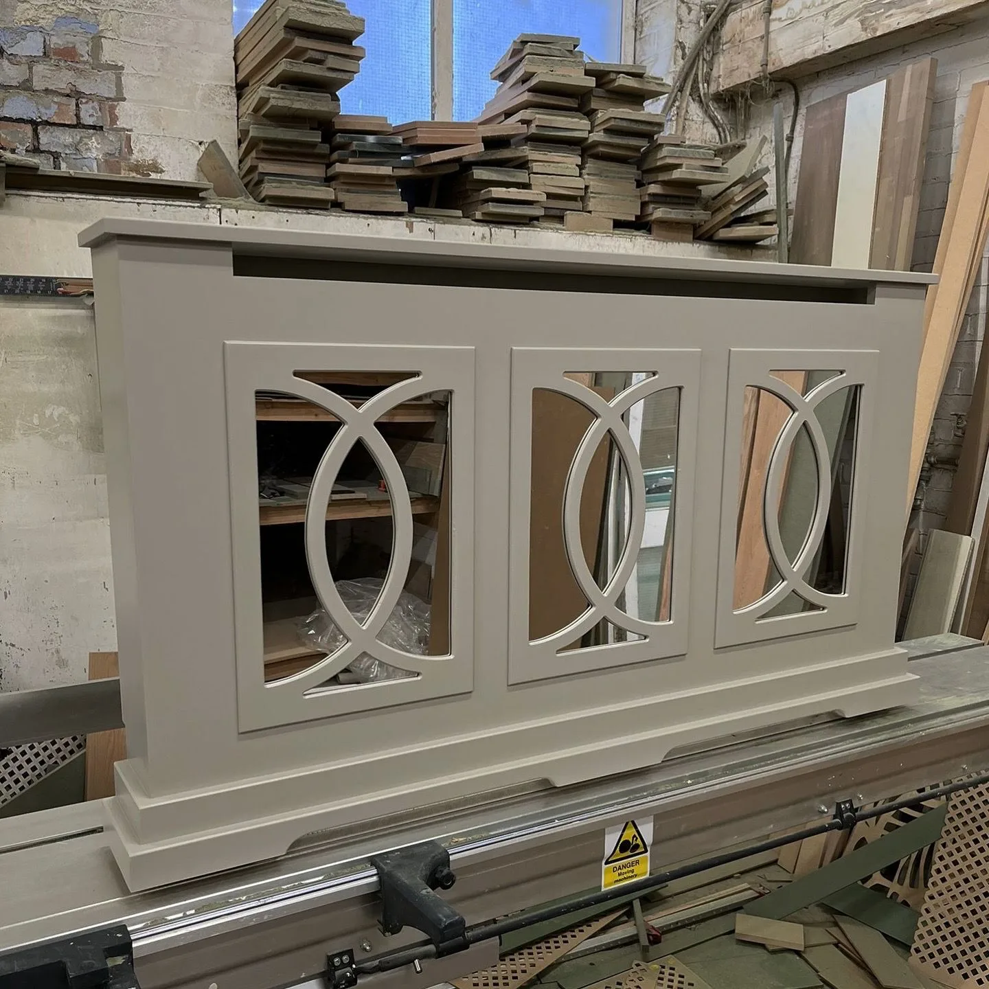 Mirrored Radiator Cover