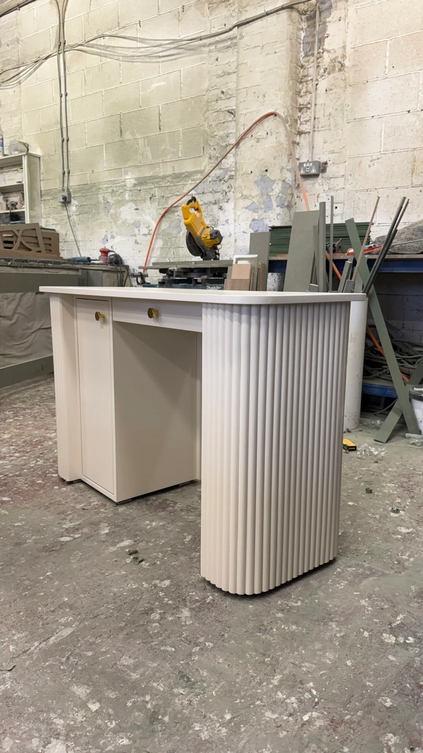 Bespoke Nail Desk, Single Manicure Station