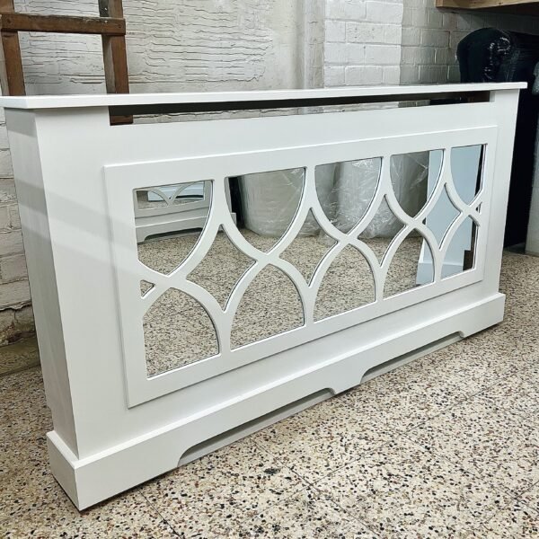 Medium Mirrored Radiator Cover, Florence Design 90cm H x 140cm W x 17cm D