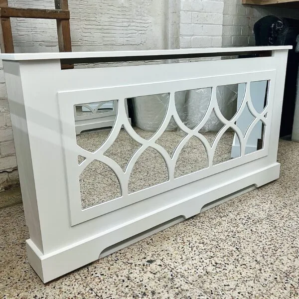 Medium Mirrored Radiator Cover, Florence Design 90cm H x 140cm W x 17cm D