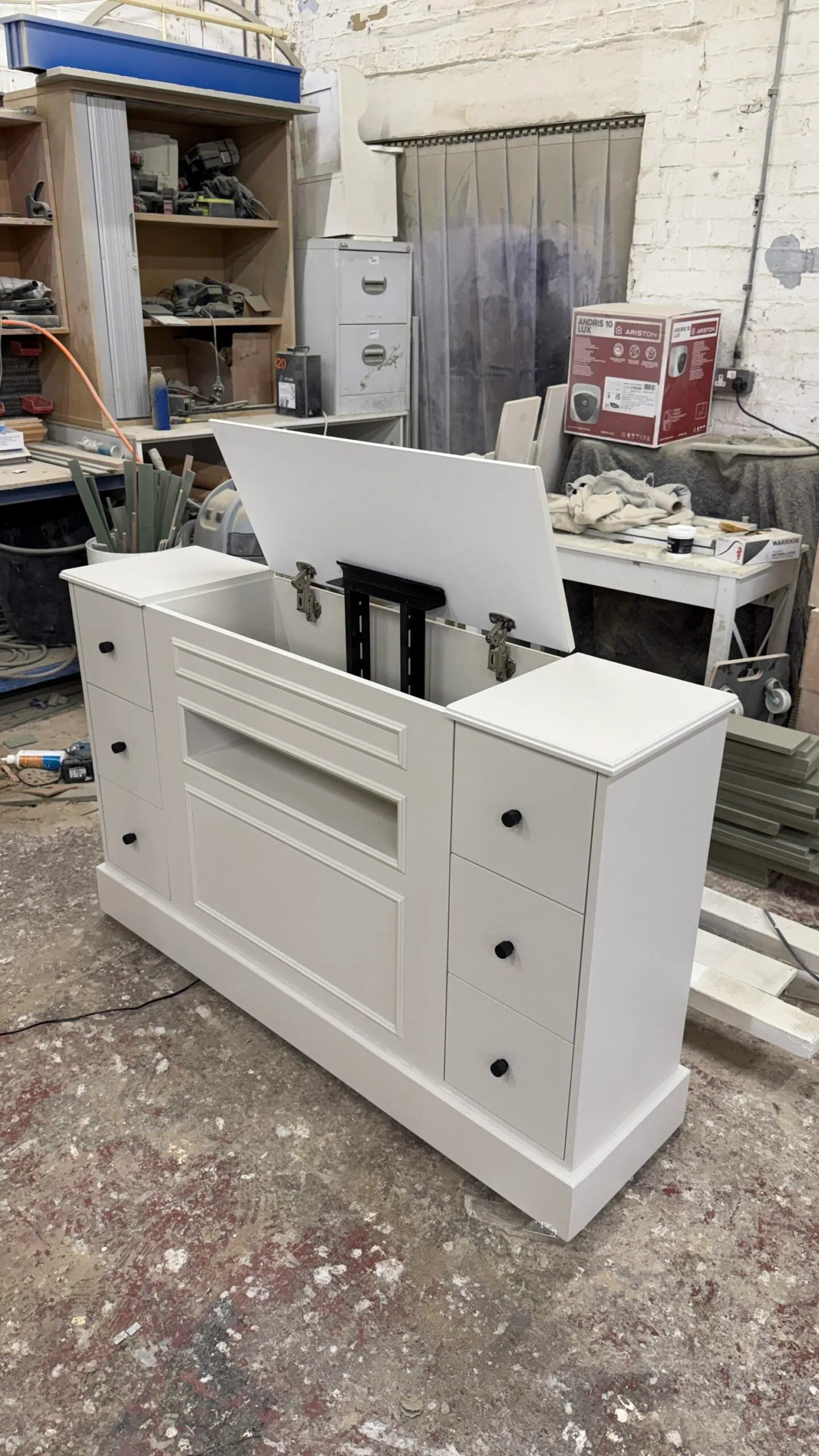 Motorised TV Stand, Bespoke TV Unit With Storage