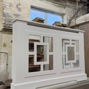 Mirrored Radiator Cabinet 90cm H x 130cm W x 15cm D
