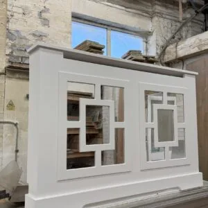 Mirrored Radiator Cabinet 90cm H x 130cm W x 15cm D