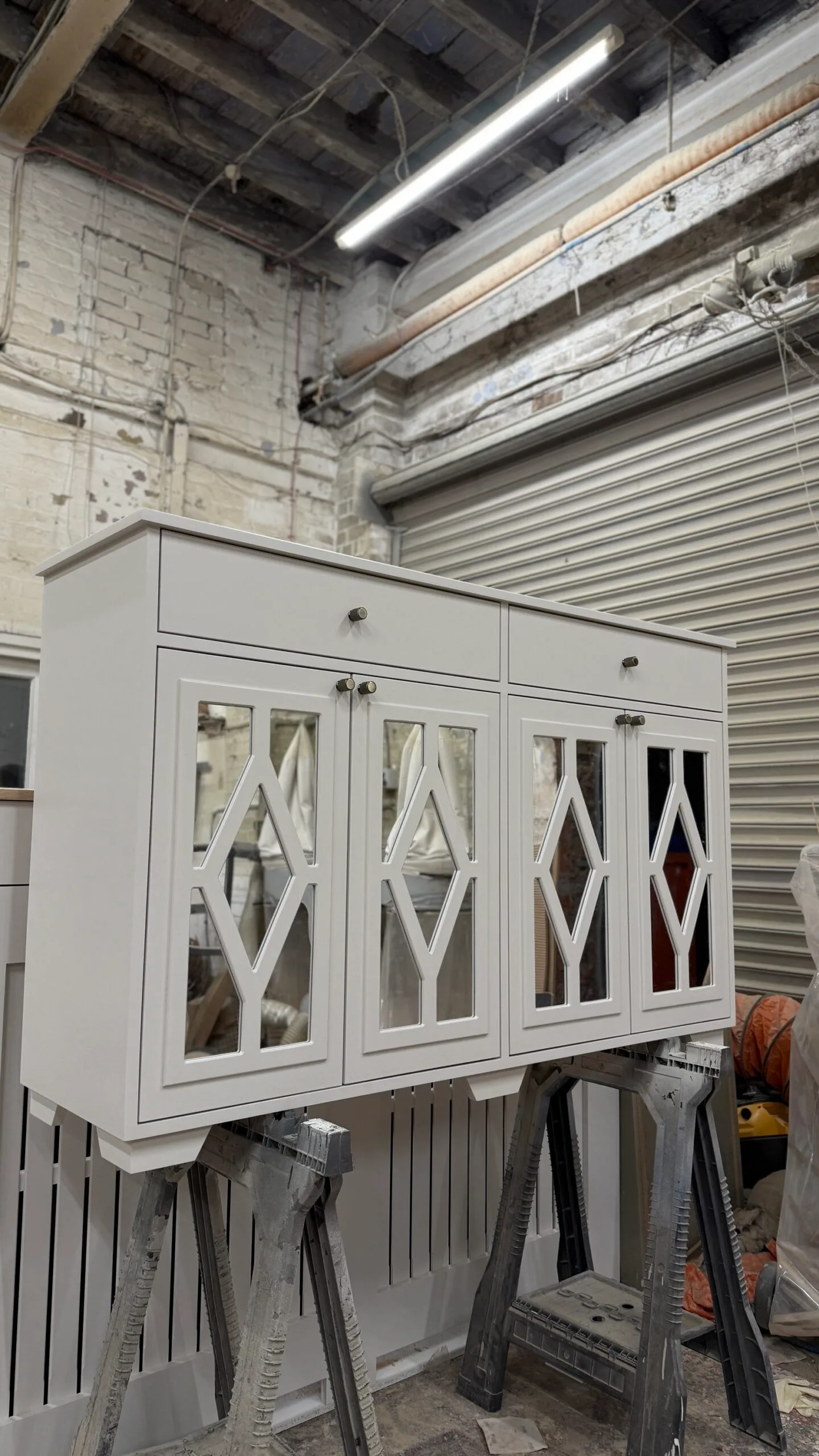Custom TV cabinet/sideboard with drawers