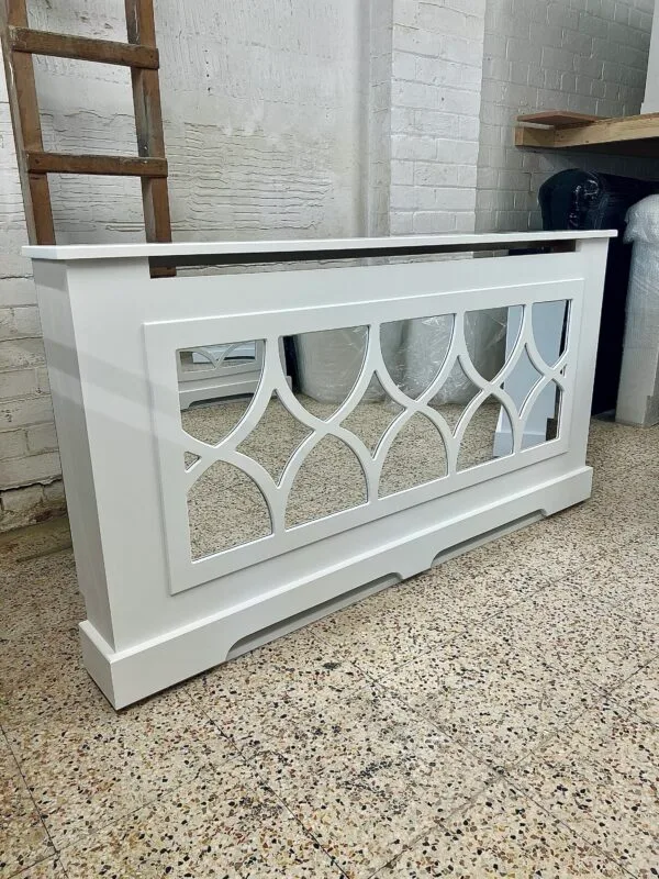 Medium Mirrored Radiator Cover, Florence Design 90cm H x 140cm W x 17cm D