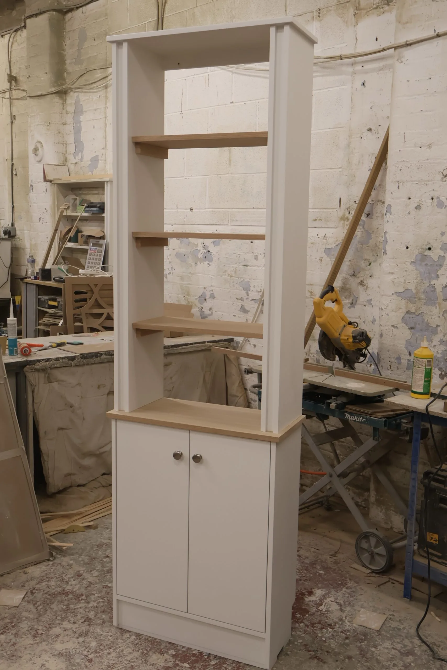 Bespoke Cabinet With Bookcase, Unique Bookshelf Cabinet