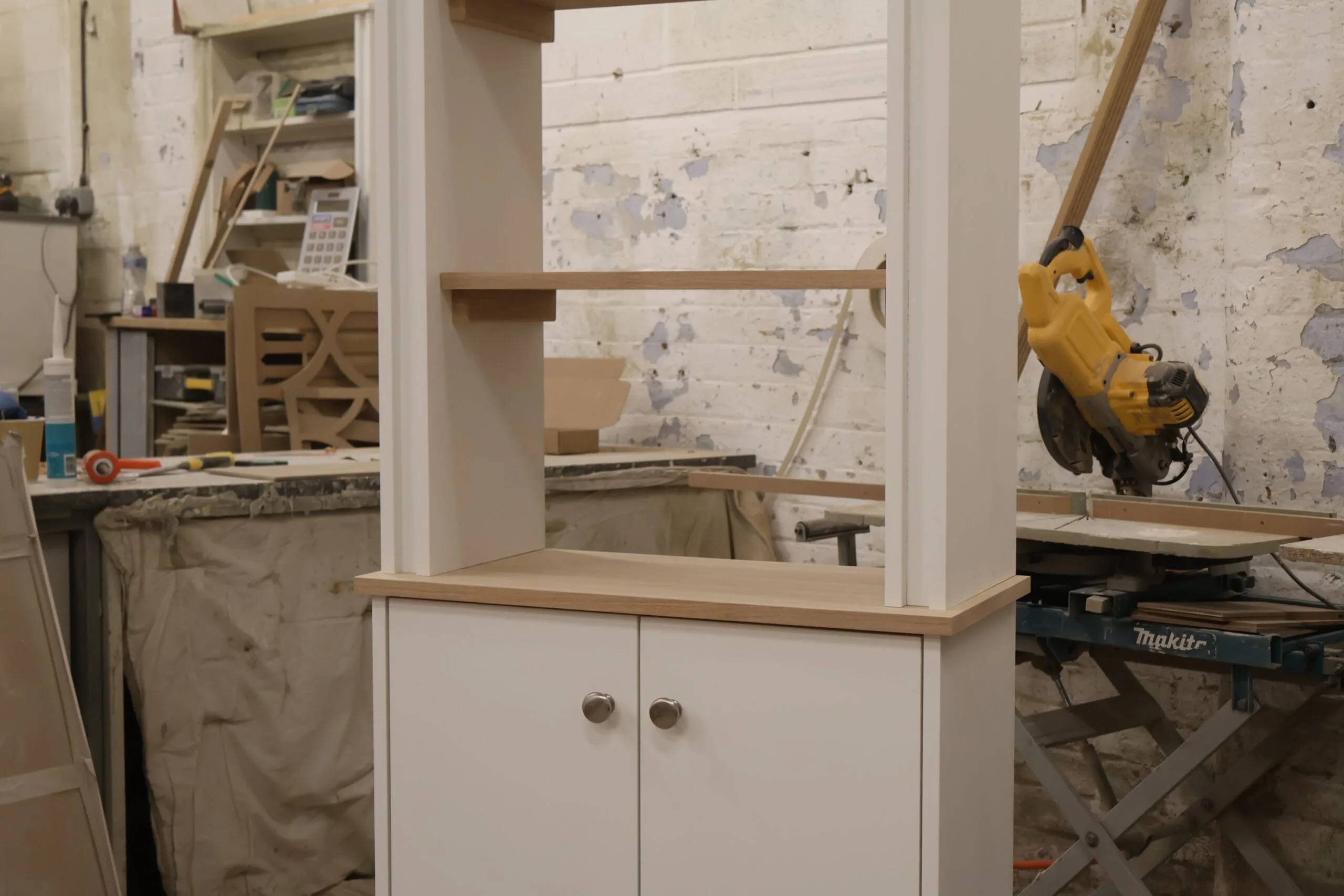 Bespoke Cabinet With Bookcase, Unique Bookshelf Cabinet
