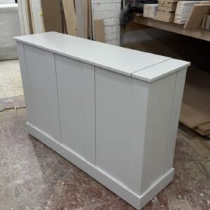 Motorised TV Stand, Luxury TV Unit Finished in Dove Grey