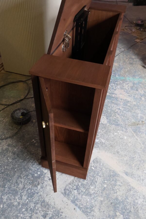 Motorised Solid Oak TV Lift Cabinet