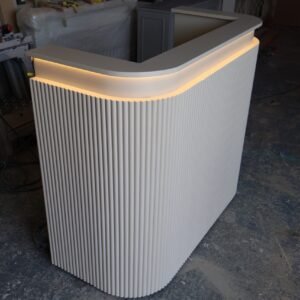 Bespoke Luxury Reception Desk, Farrow & Ball Joas White