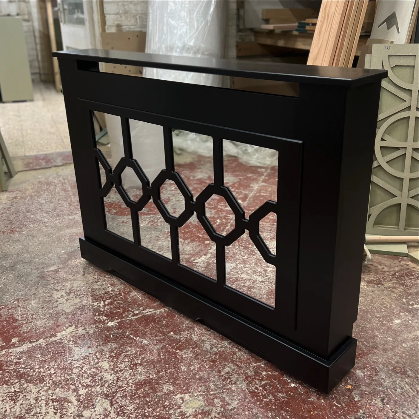Mirrored Radiator Cover, The Poppy - Image 2