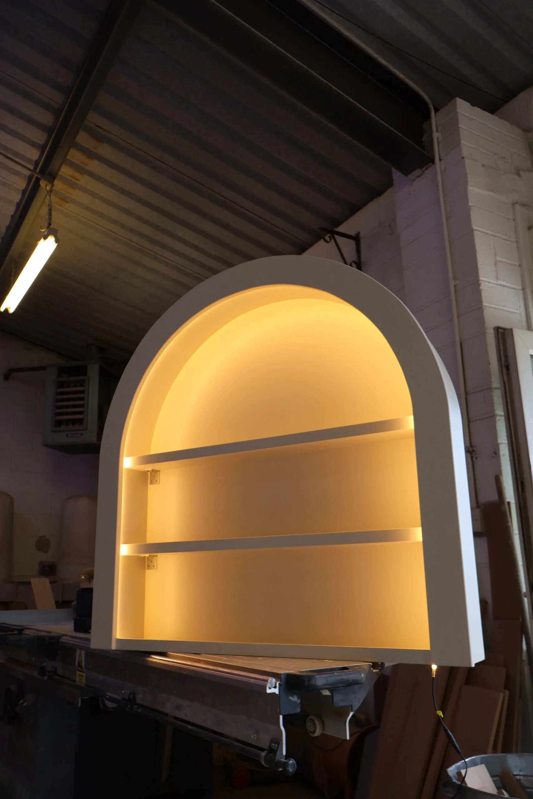 The Duo: 2-Tier Bespoke Curved Salon LED Display - Image 2