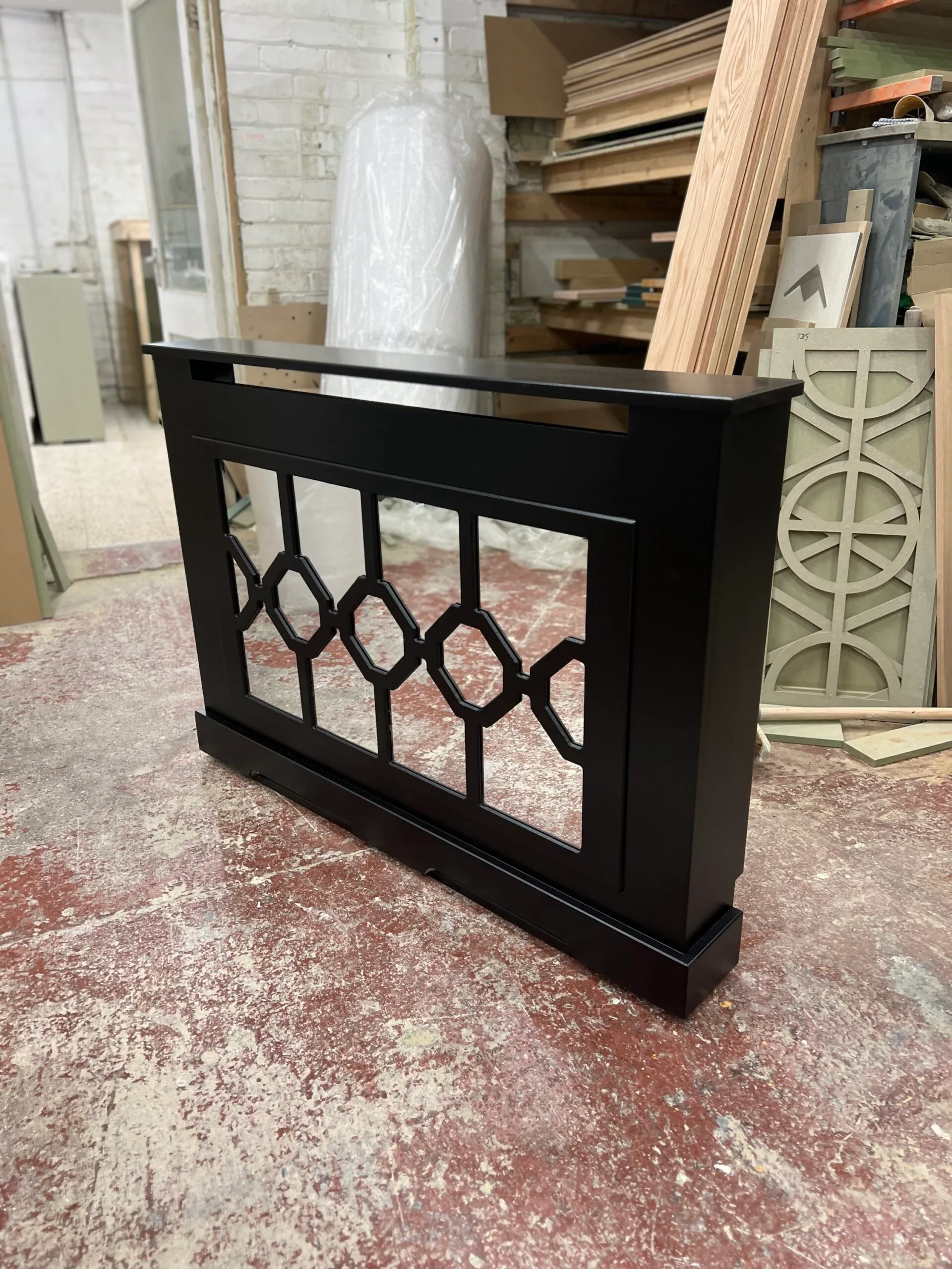 Mirrored Radiator Cover, The Poppy