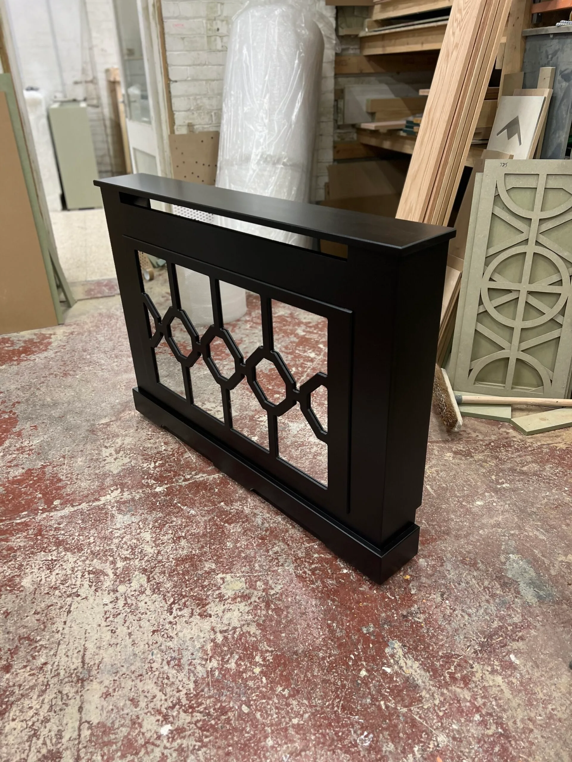 Mirrored Radiator Cover, The Poppy - Image 3