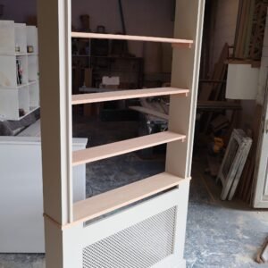 Regency Style Radiator Cover with Integrated Bookshelf