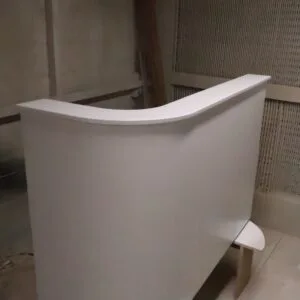 Bespoke Curved Reception Desk