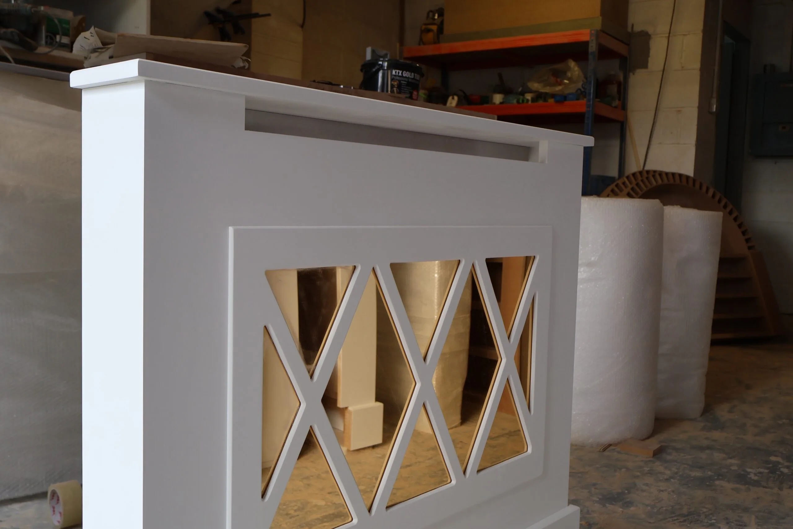 Bailey Mirrored Radiator Cover, Bespoke Radiator Cabinet - Image 3