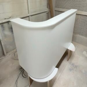 Bespoke Curved Reception Desk