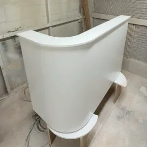 Bespoke Curved Reception Desk
