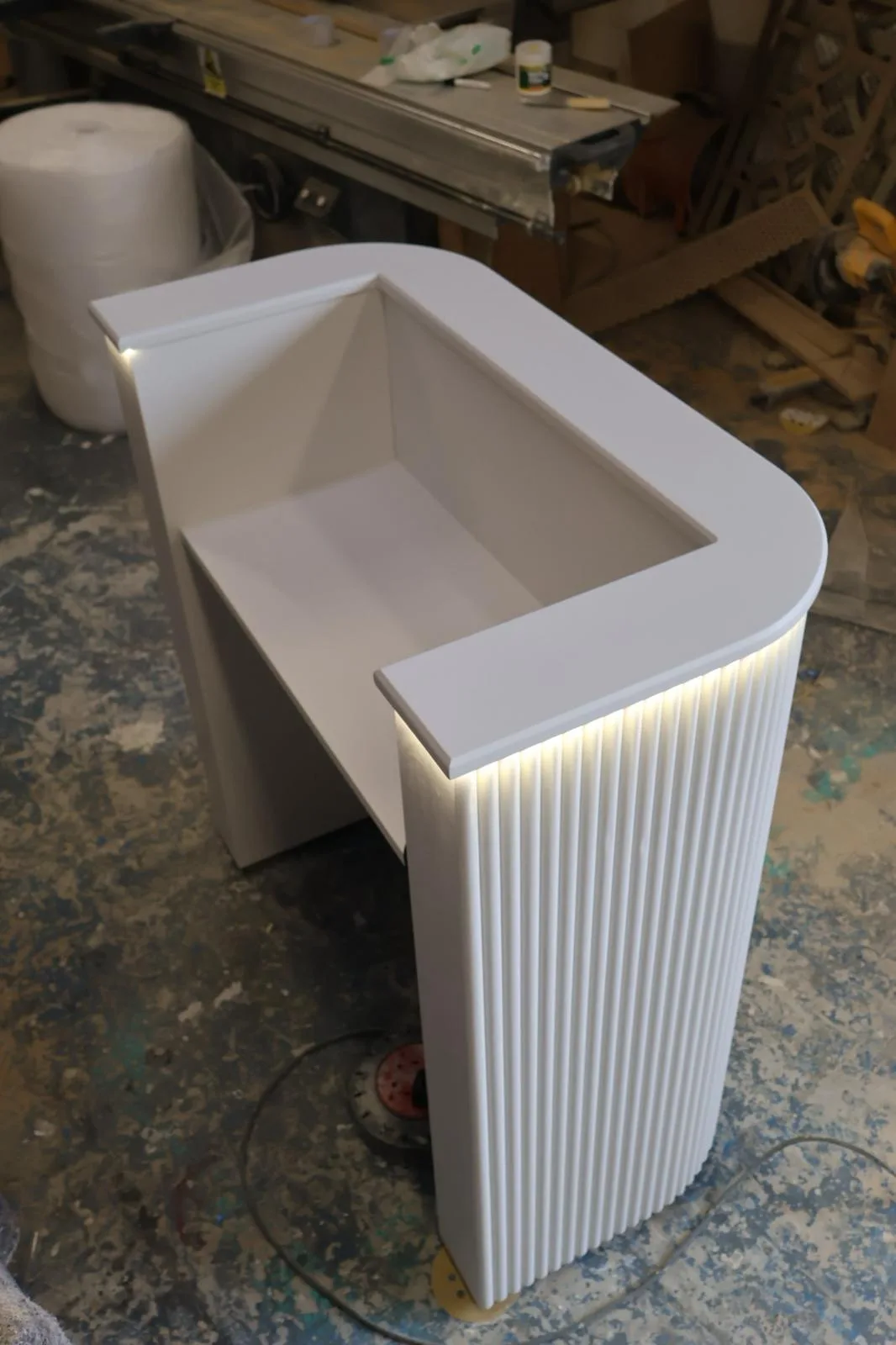 Bespoke Salon Reception Desk Bespoke Salon Reception Desk