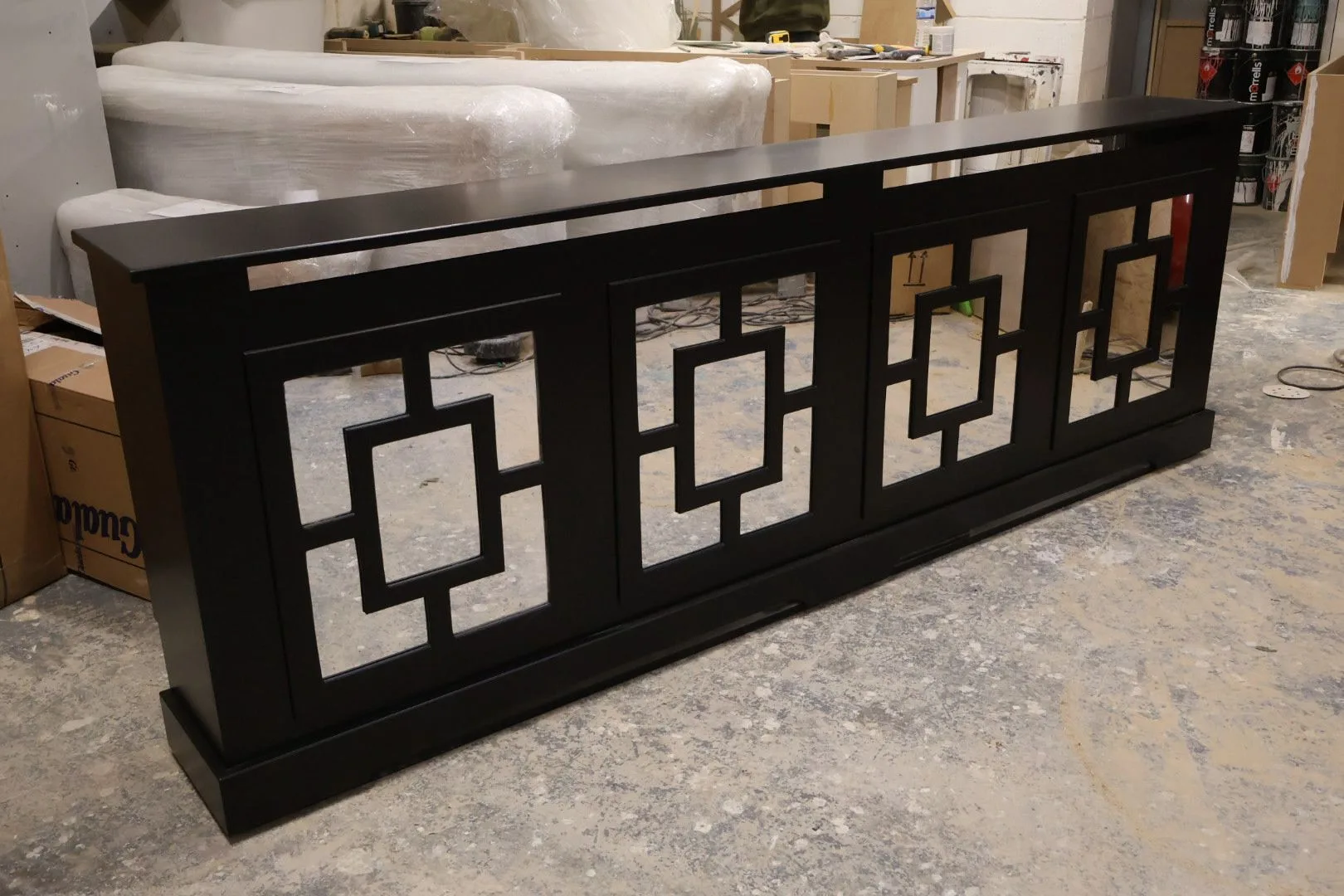 Mirrored Radiator Cover, Bespoke Radiator Cabinet