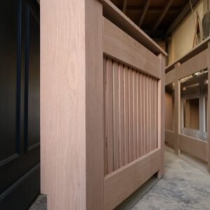 Solid Oak Radiator Cover.