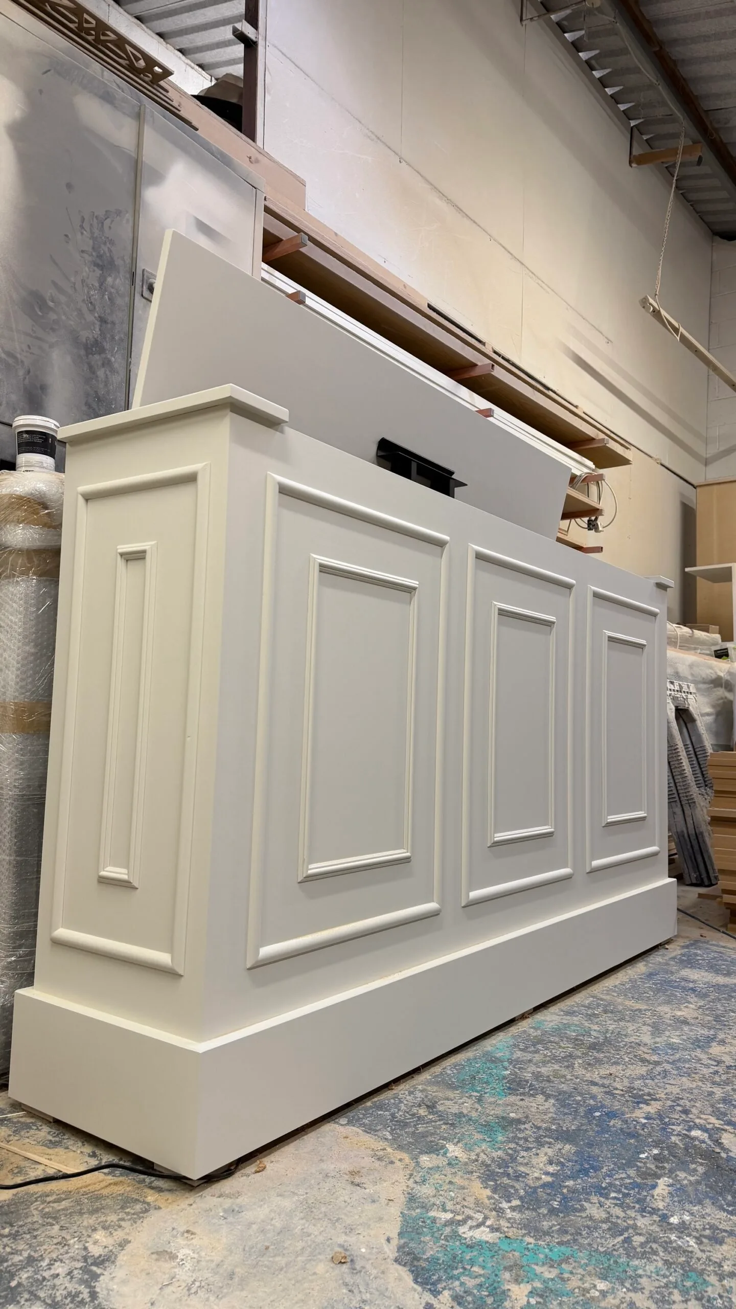 Bespoke Motorised TV Lift Cabinet – Classic Shaker Panel Design - Image 3