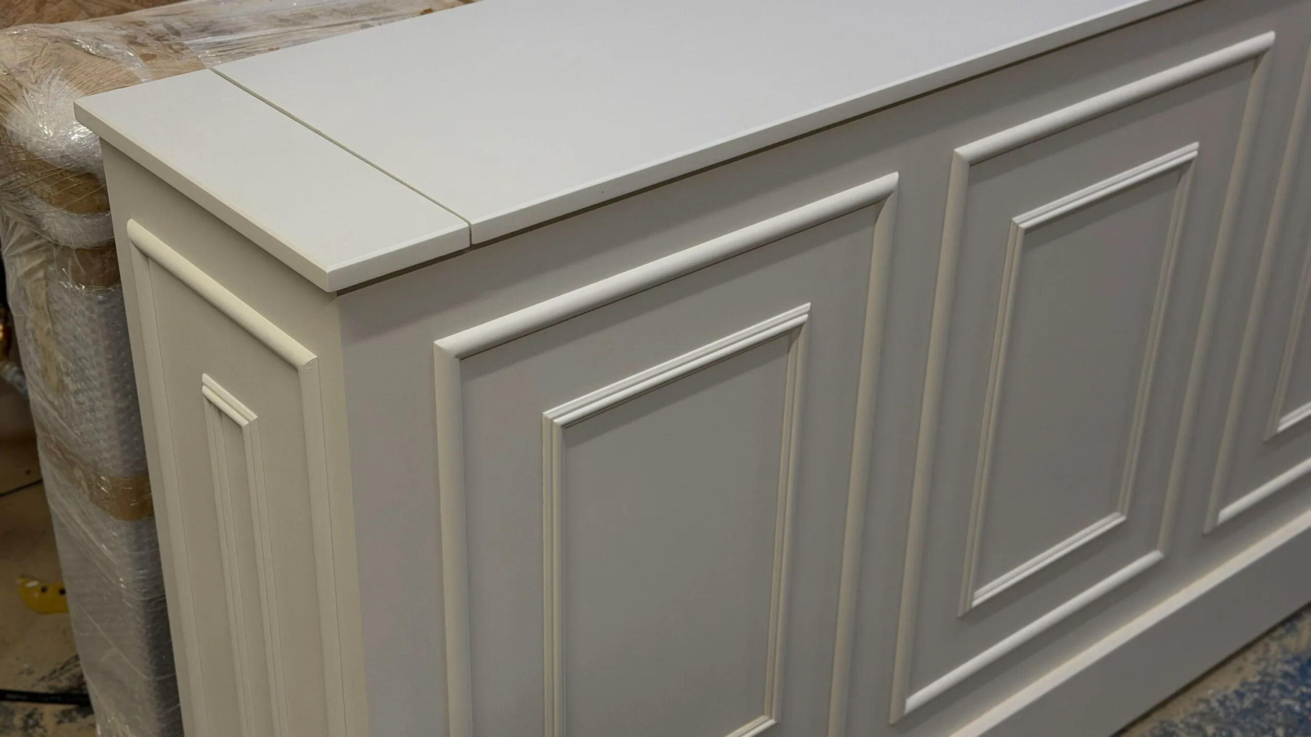 Bespoke Motorised TV Lift Cabinet – Classic Shaker Panel Design - Image 2